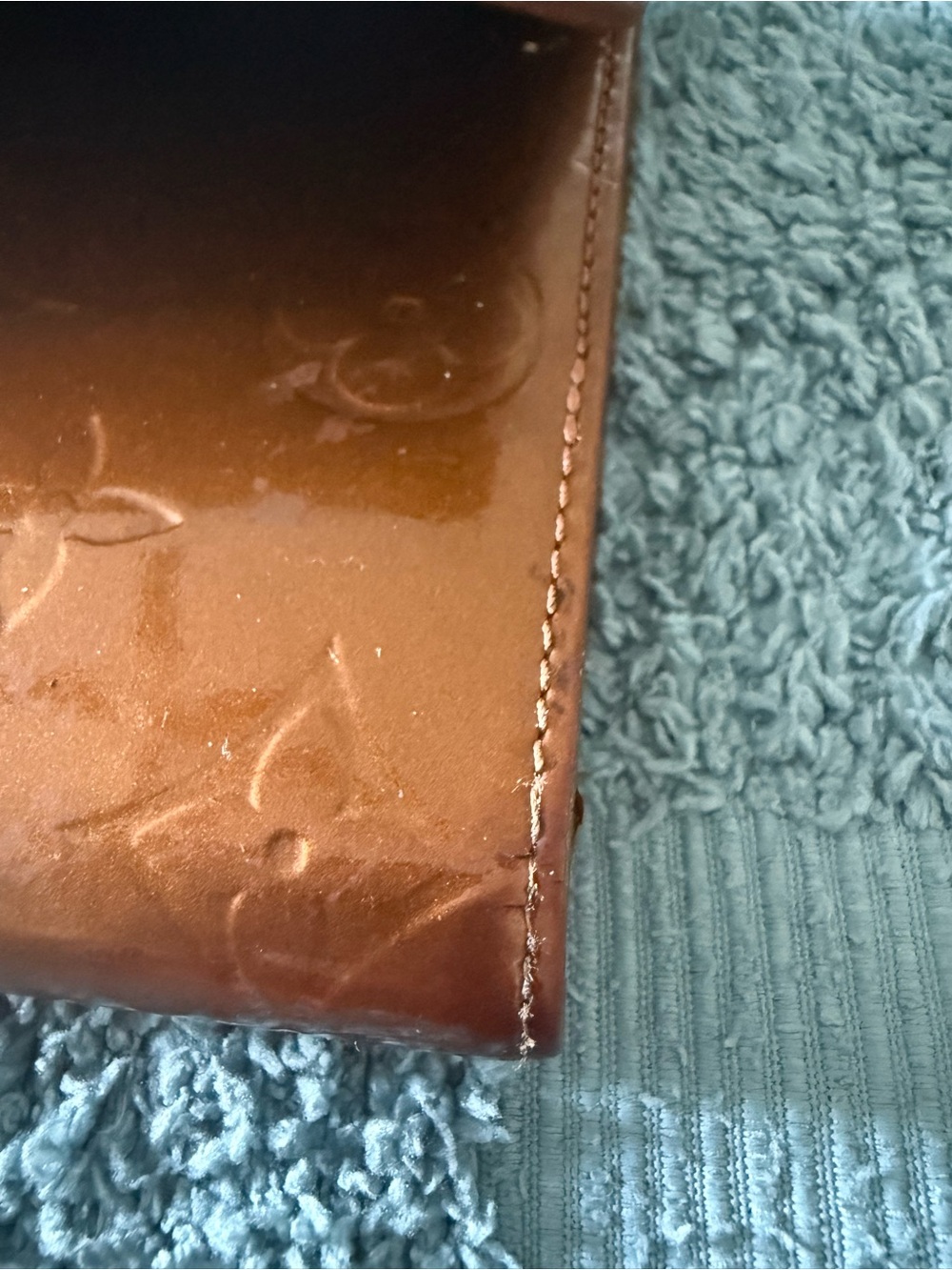 Louis Vuitton Monogram Vernis Brown Patent Snap Wallet - Picture 9 of 15
